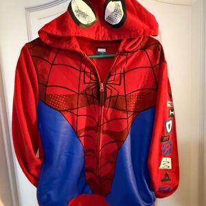 Marvel Spider-Man Kids Hoodie Costume - Red and Blue